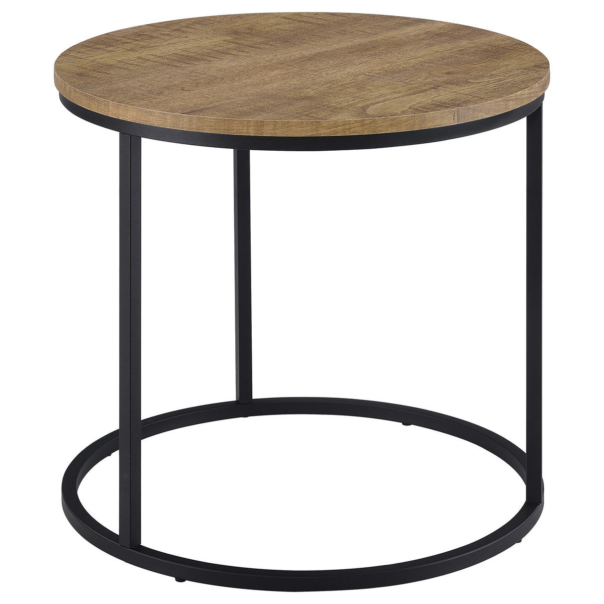 Lainey Round Occasional Side End Table in Mango