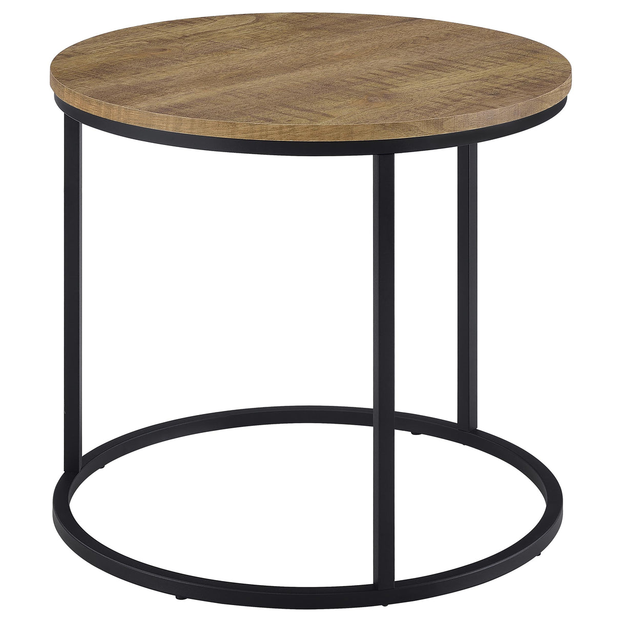Lainey Round Occasional Side End Table in Mango
