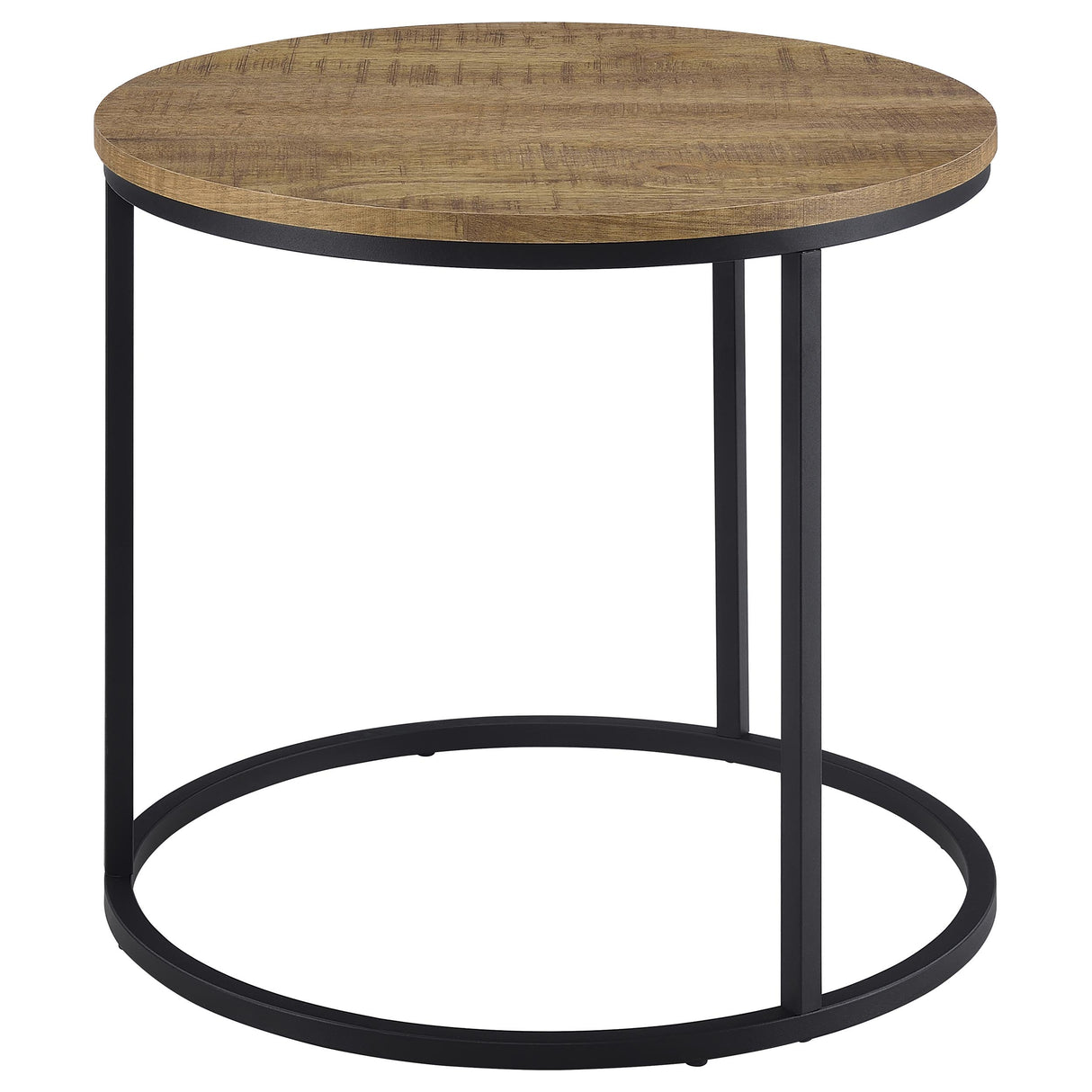 Lainey Round Occasional Side End Table in Mango