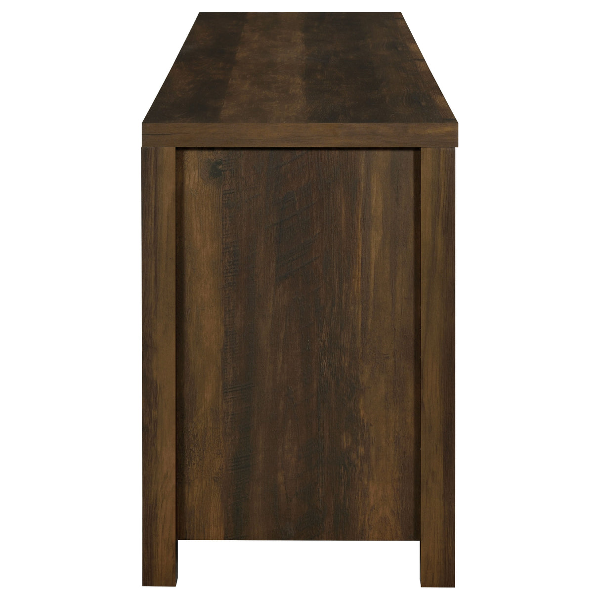 Madra 2-Door TV Stand, Dark Pine, 79-inch