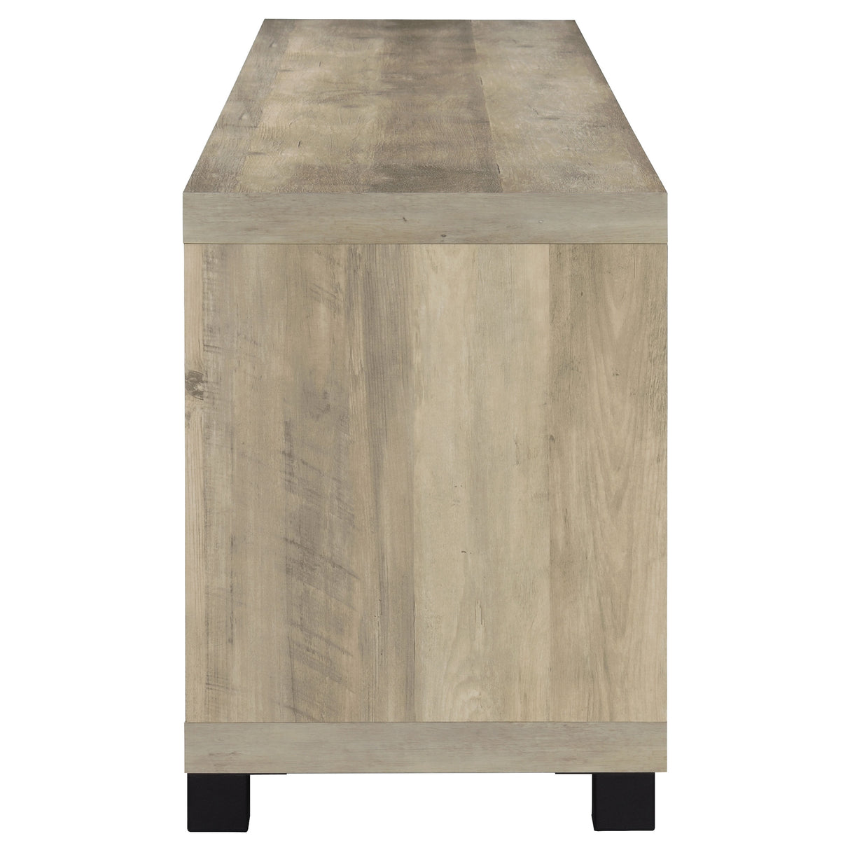 Sachin 4-Door TV Stand - 79 Inch Distressed Pine