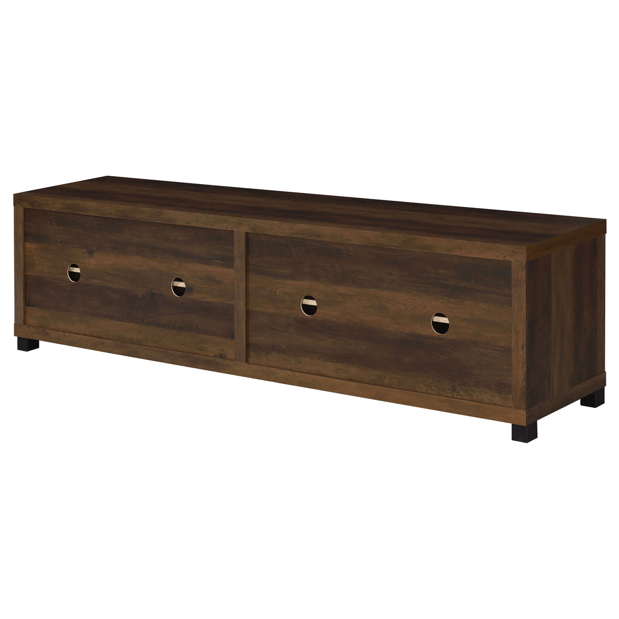 Sachin 4-Door Dark Pine TV Stand - 79 Inch