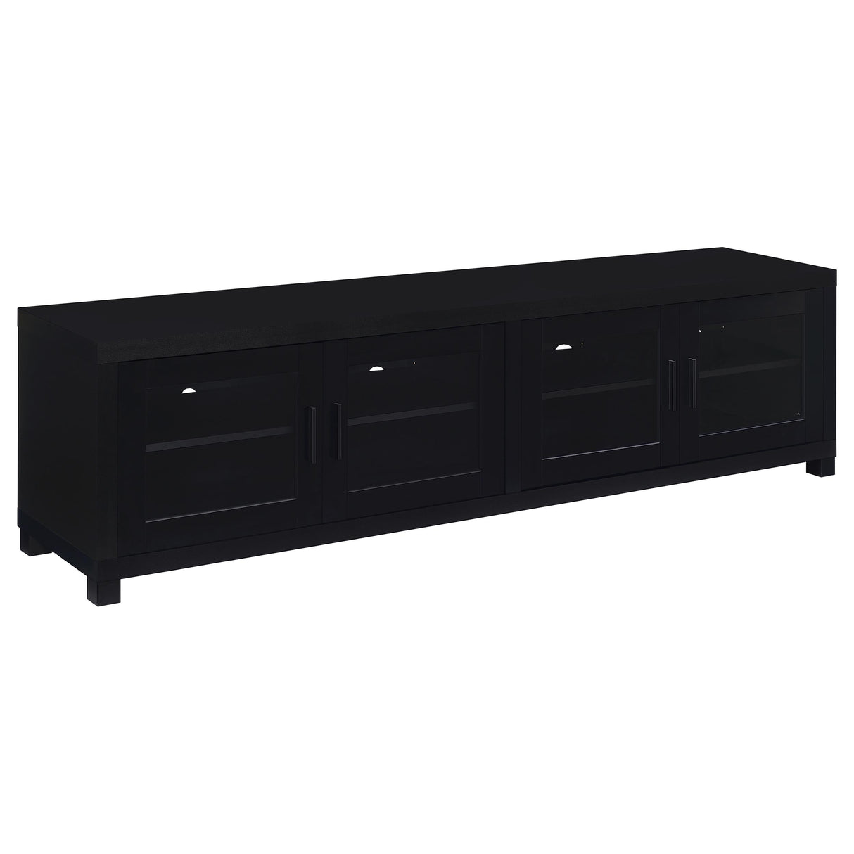 Jupiter 3-Piece Entertainment Center 79-inch TV Stand Black