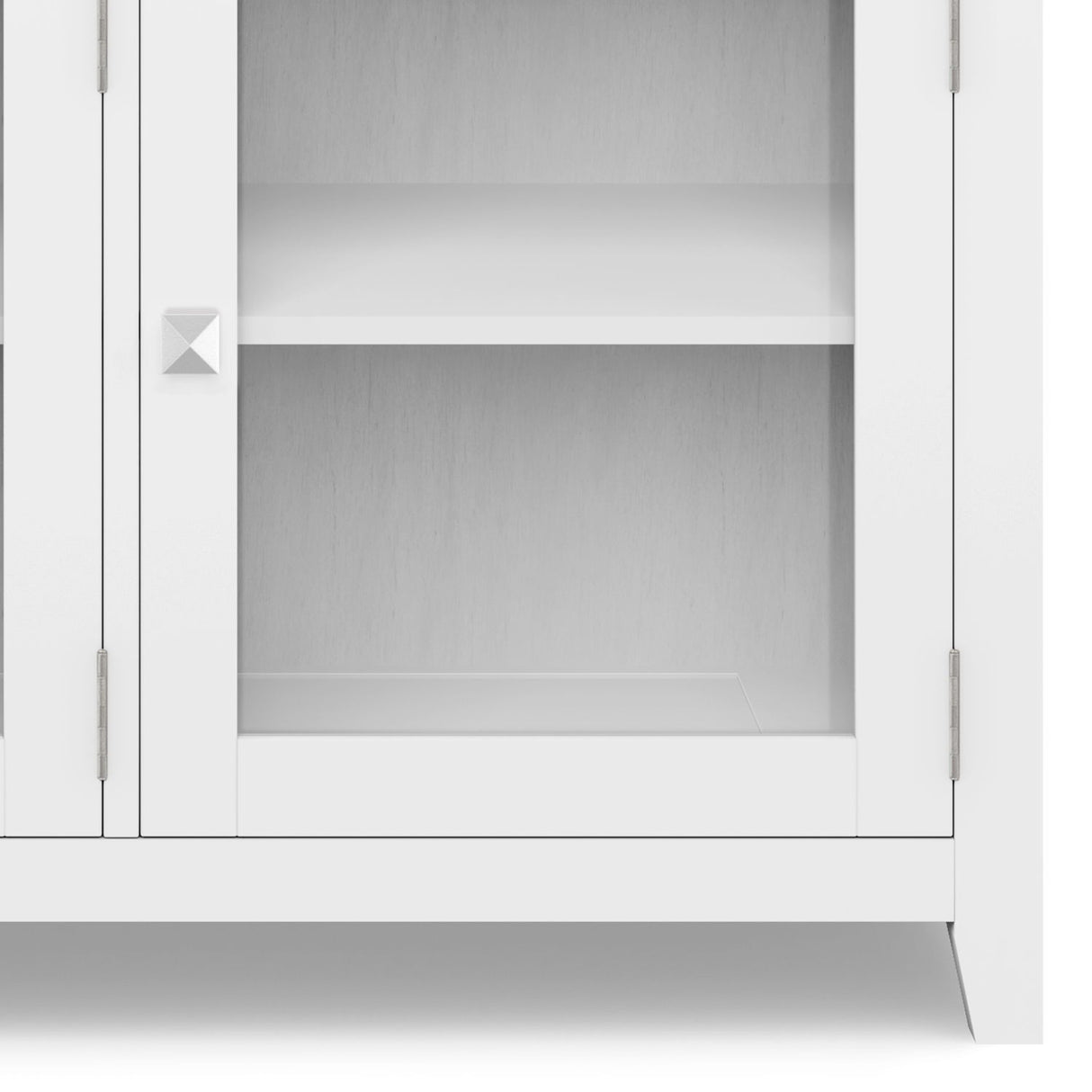 Sideboard Buffet Contemporary Solid Wood 54in x 17in x 32in