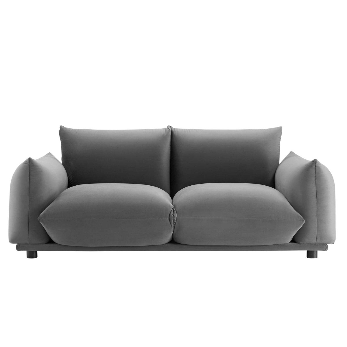 74 - Inch Copious Performance Velvet Overstuffed Loveseat - Loveseats available at Alpine Outlets in Denver