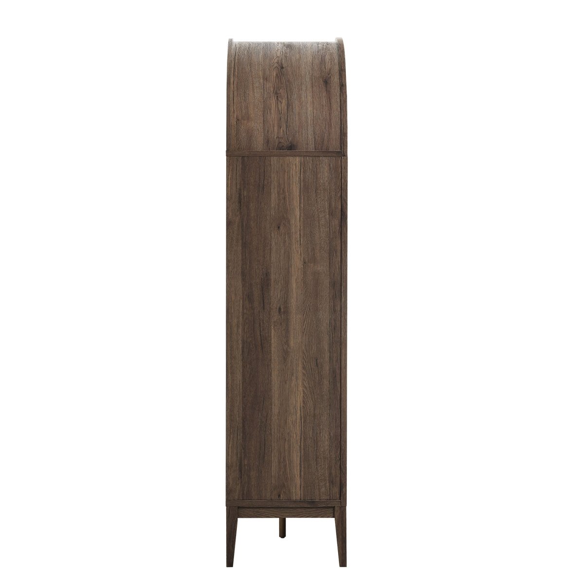 74" Tall Arched Storage Display Cabinet and Bookshelf - Bookcases available at Alpine Outlets in Denver