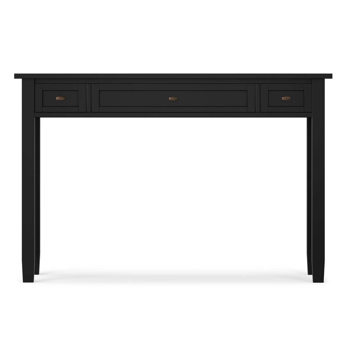 Warm Shaker - Writing Desk With Drawers - Black