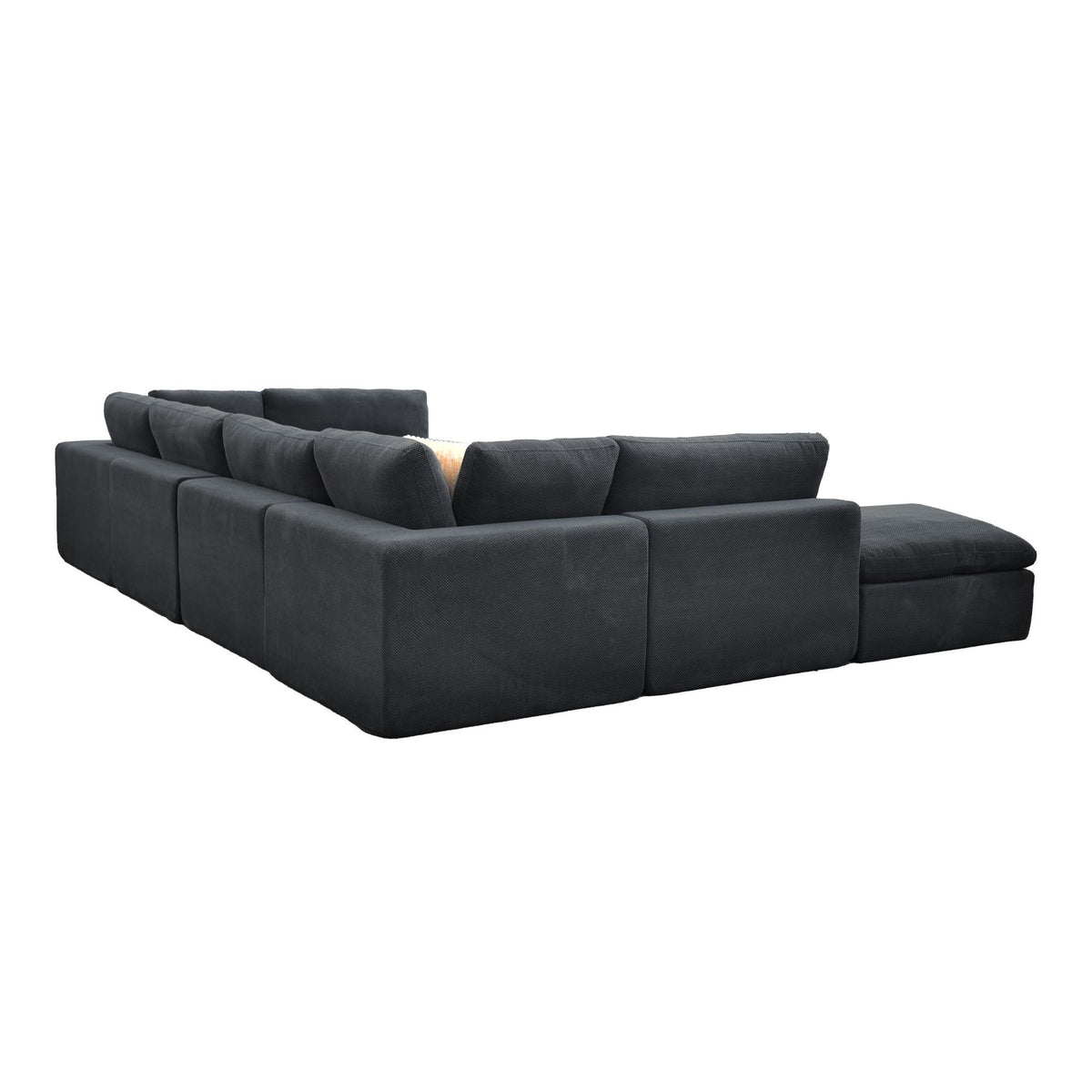 Custom Configuration Modular Sectional With Toss Pillows