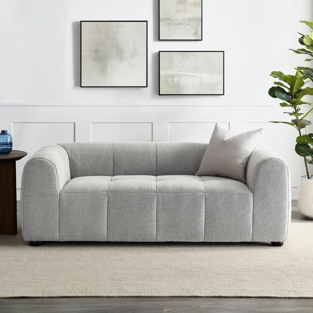 75 - Inch Liana Upholstered Fabric Deep Seat Loveseat - Loveseats available at Alpine Outlets in Denver