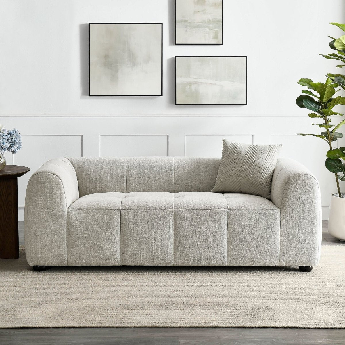 75 - Inch Liana Upholstered Fabric Deep Seat Loveseat - Loveseats available at Alpine Outlets in Denver