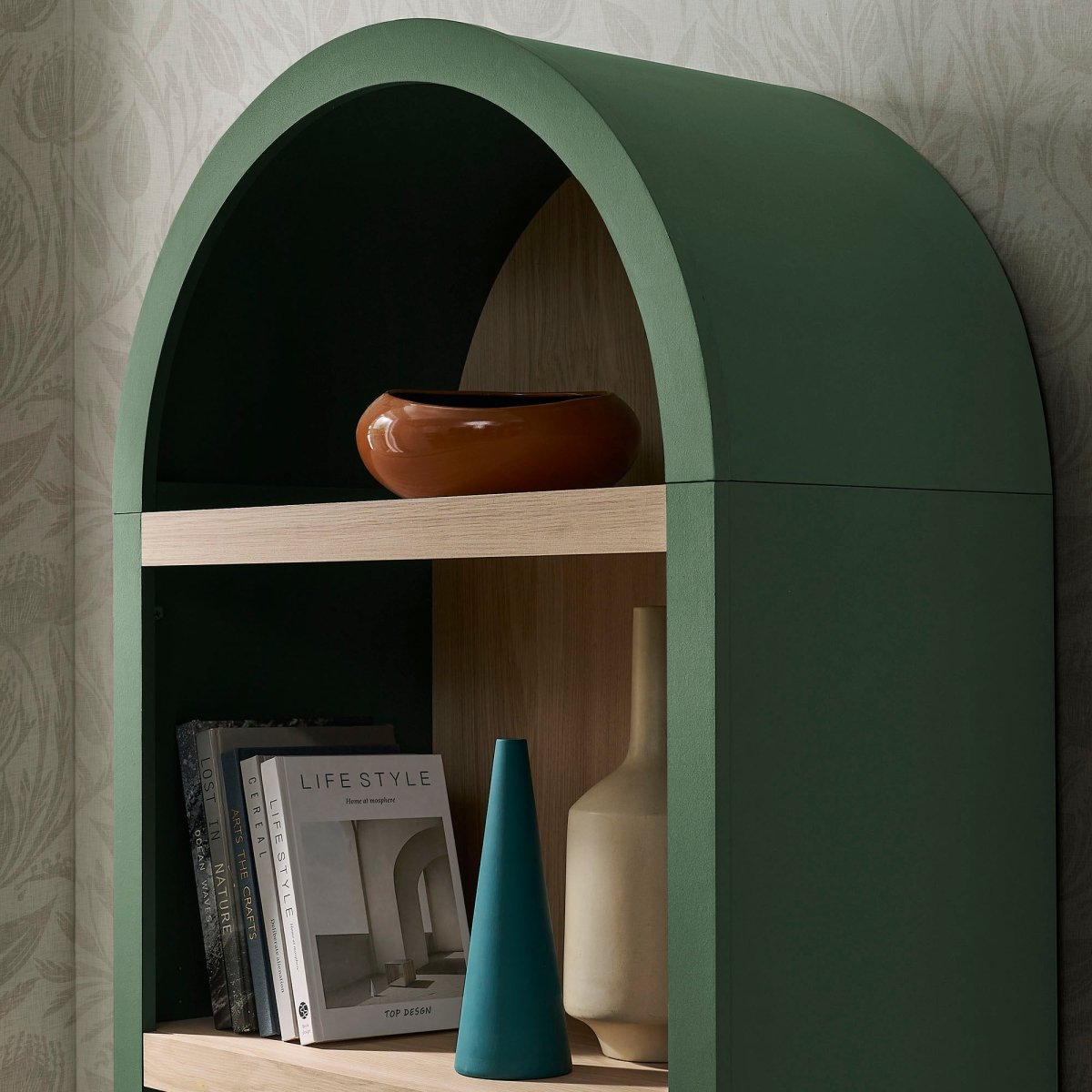 75" Tall Arched Gallery Display Shelf and Bookcase - Bookcases available at Alpine Outlets in Denver
