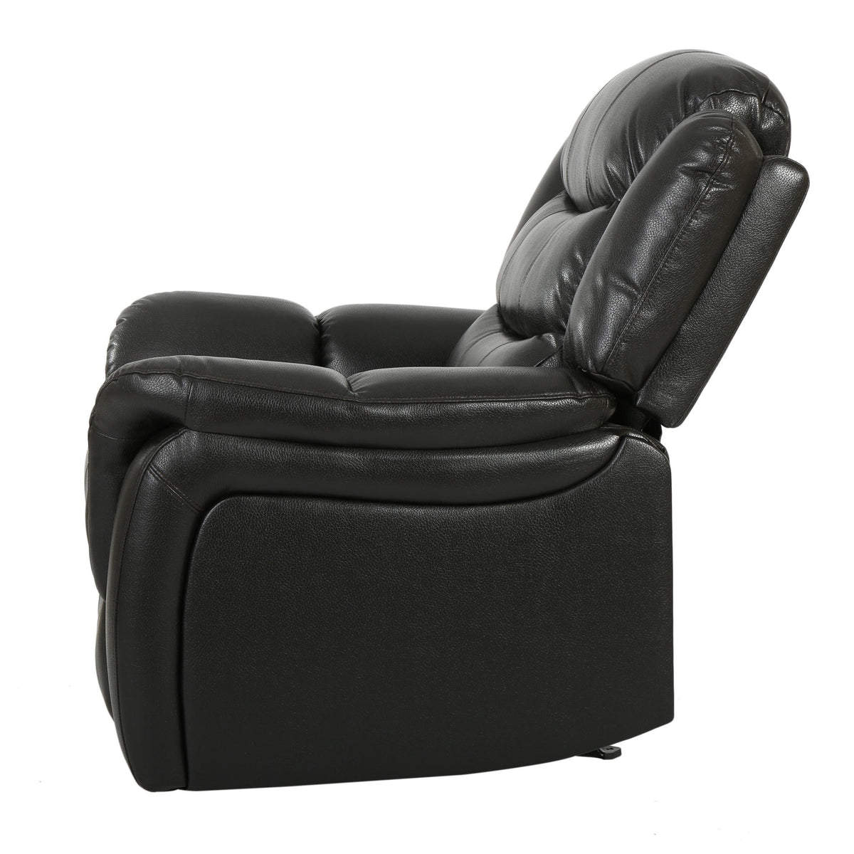 Classic Design Recliner, Upholstery Recliner, Glider Recliner - Black Berry