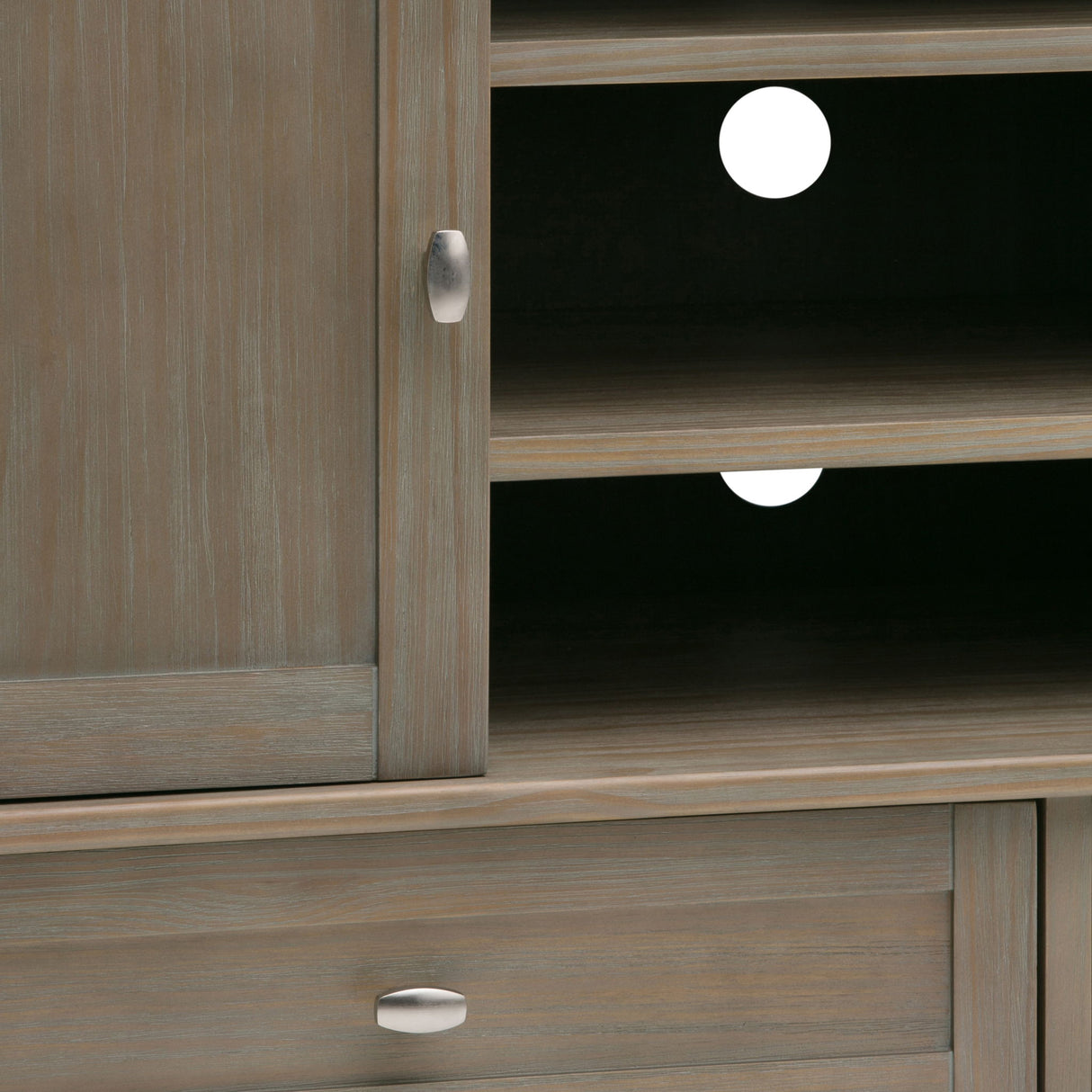 Warm Shaker - TV Media Stand Handcrafted - Light Brown
