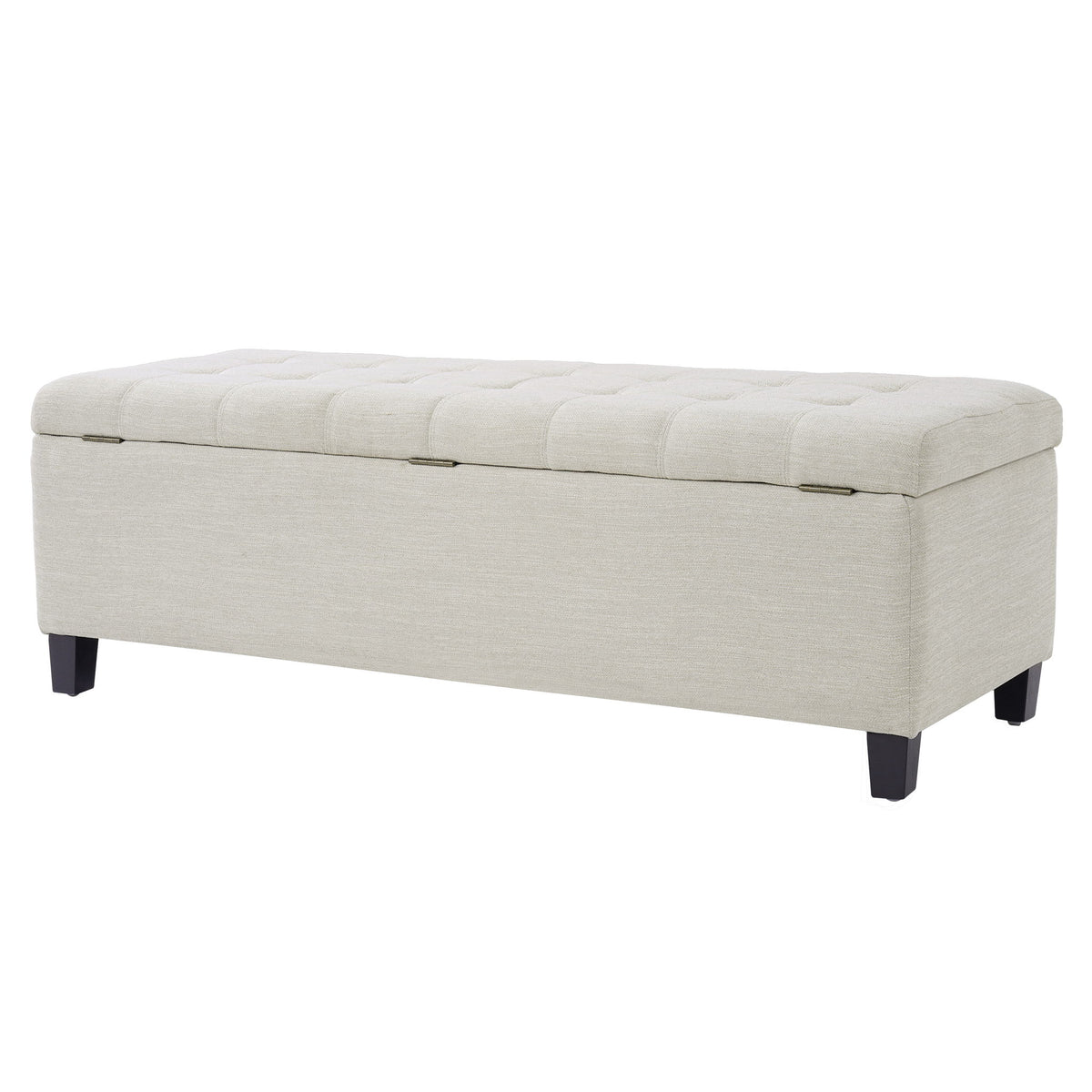 Upholstered Storage Ottoman Bench