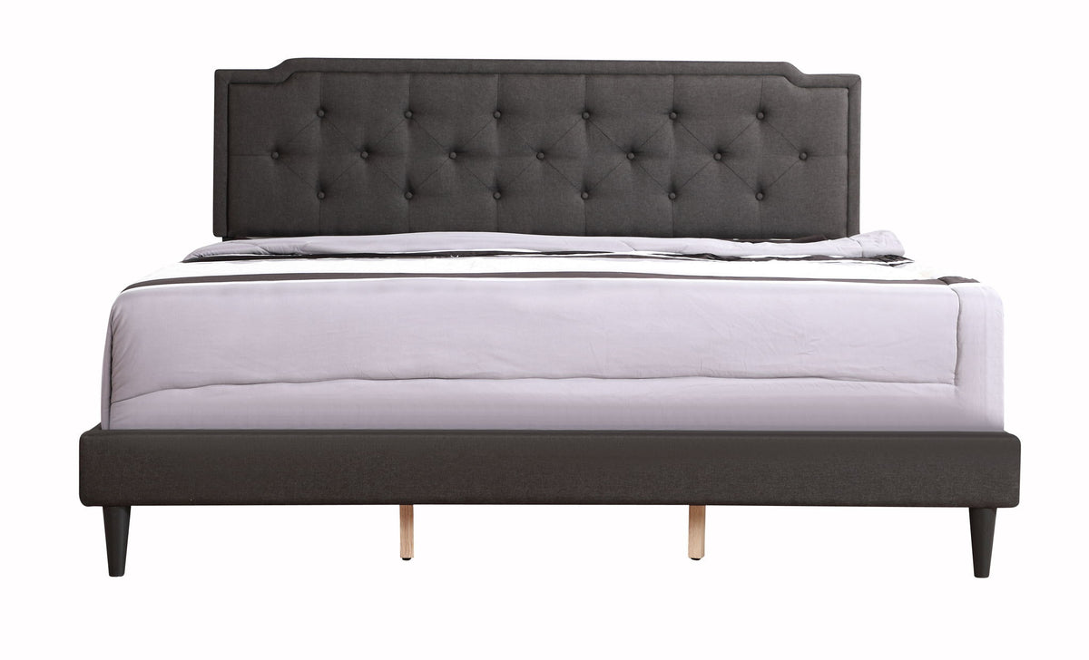 Button Tufted Bed Charming For Cozy Spaces