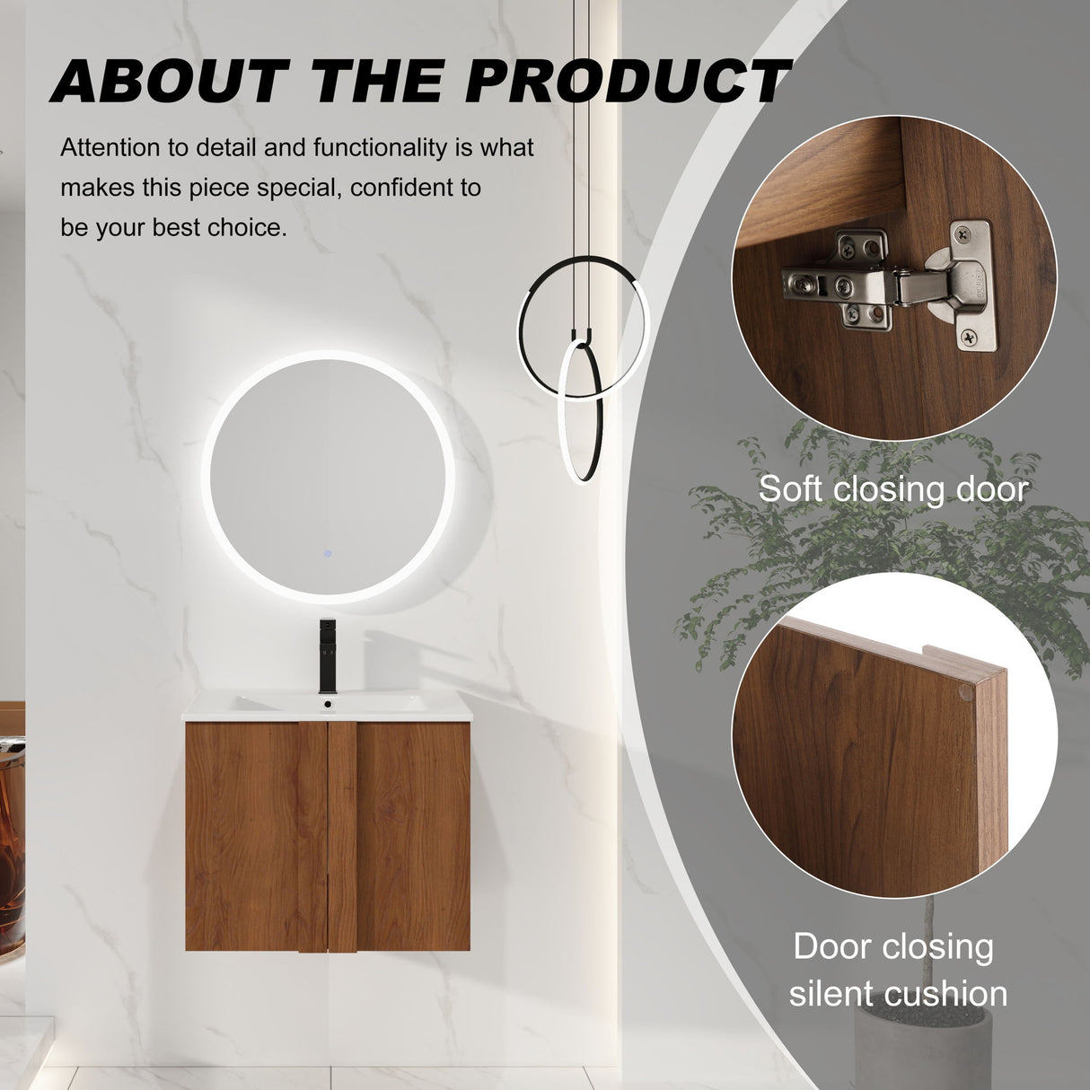 Floating Bathroom Vanity With Sink Combo