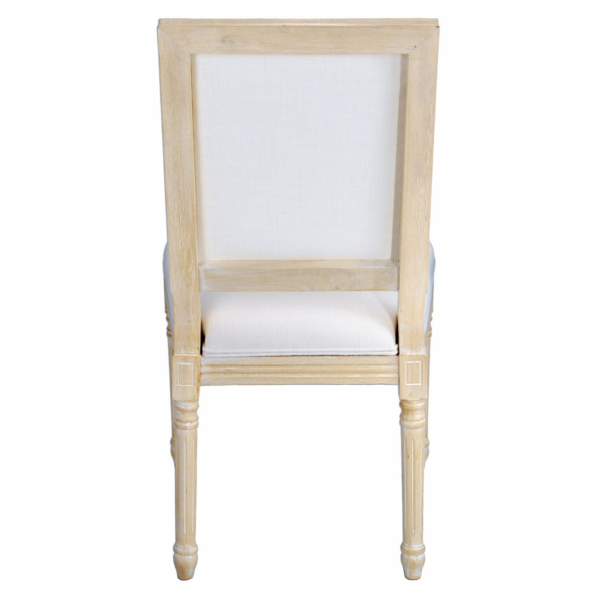 Dining Chairs With Upholstered Square Back (Set of 2)
