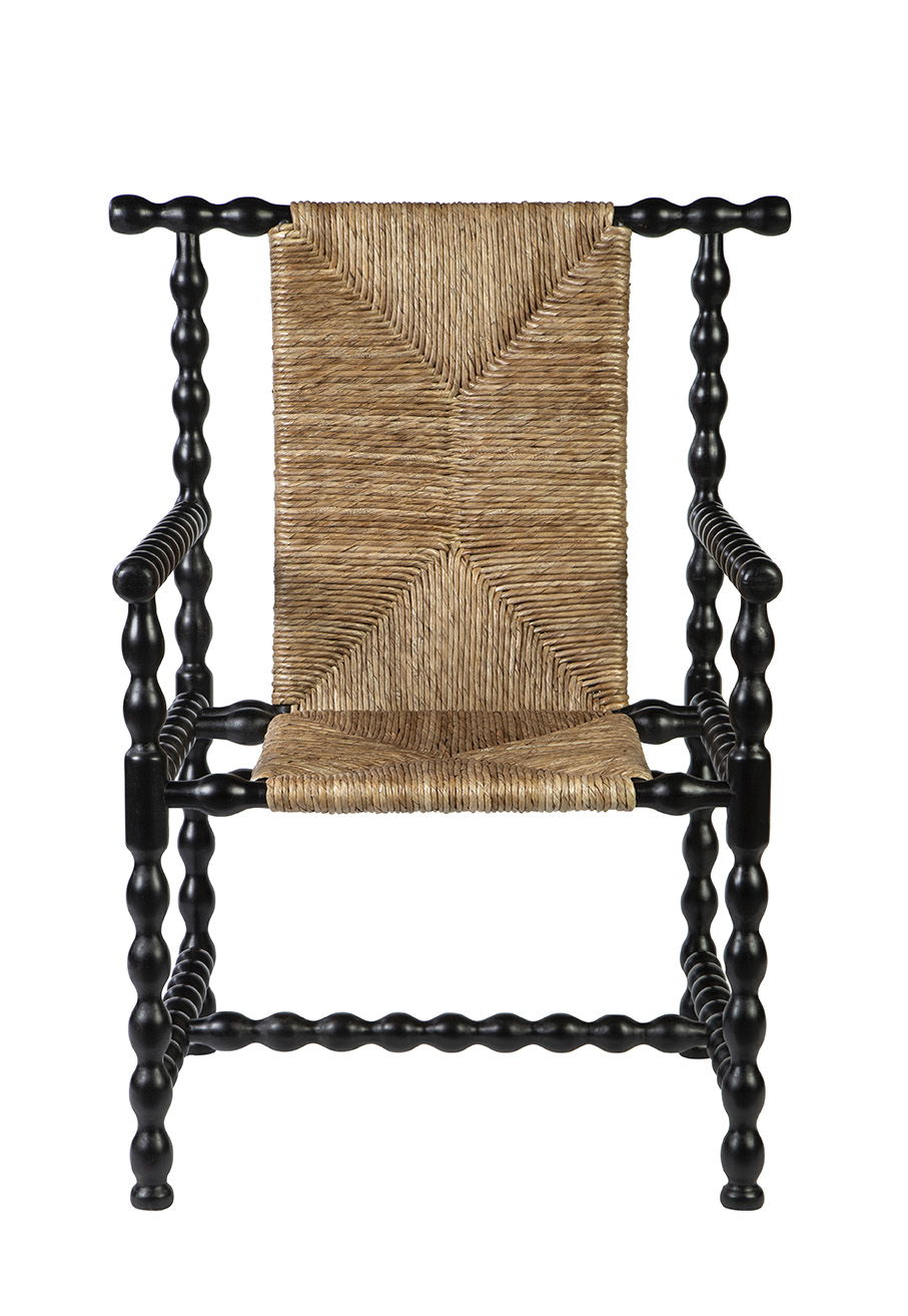 Wichita - Occasional Chair (Set of 2) - Black / Light Brown