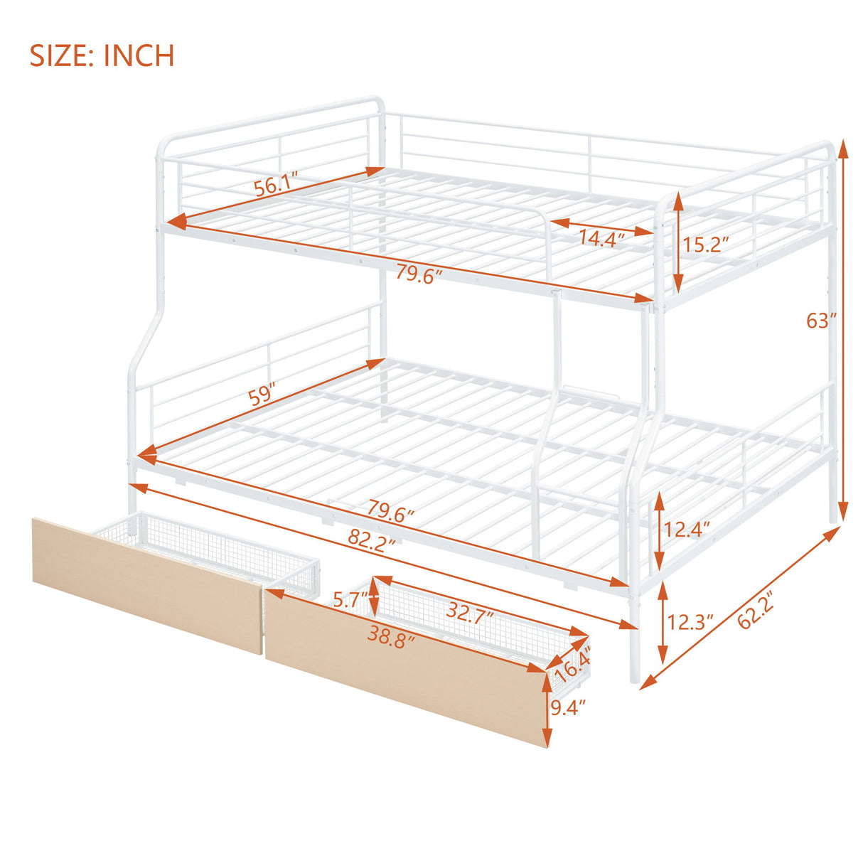 Contemporary Bunk Bed