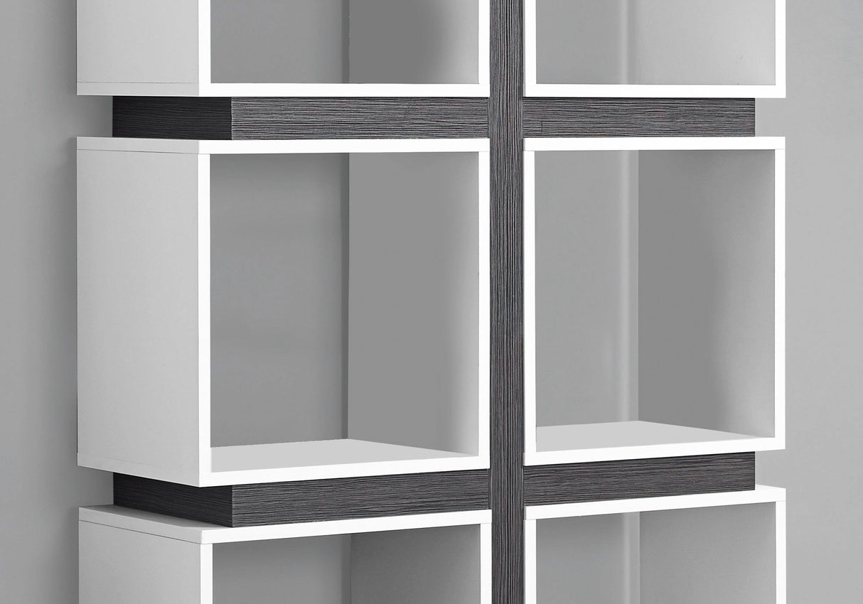 Bookshelf, Bookcase, Etagere, 5 Tier, For Office, Contemporary & Modern - White - Etageres - Alpine Outlets