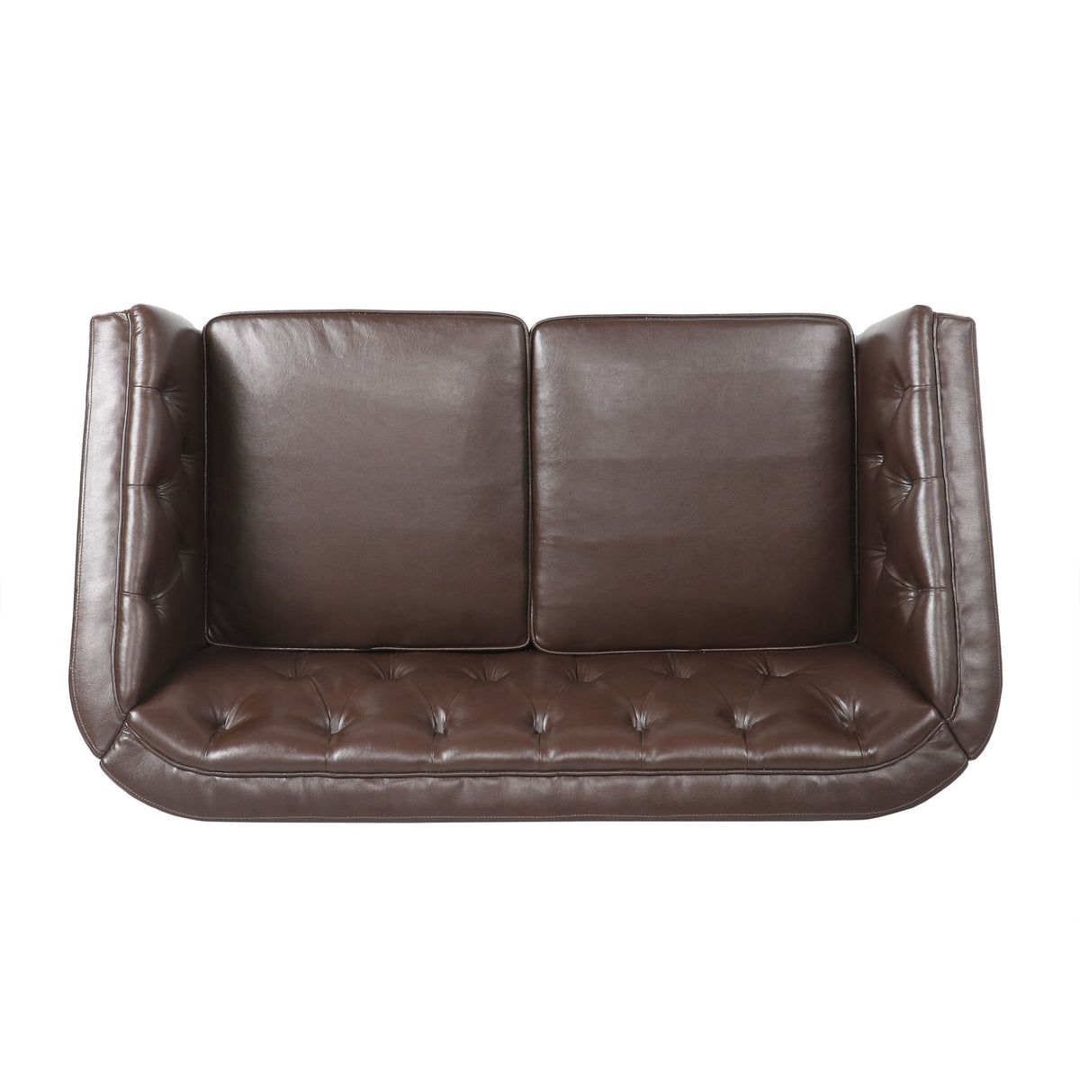 Sophisticated Loveseat With Diamond Stitched Detailing