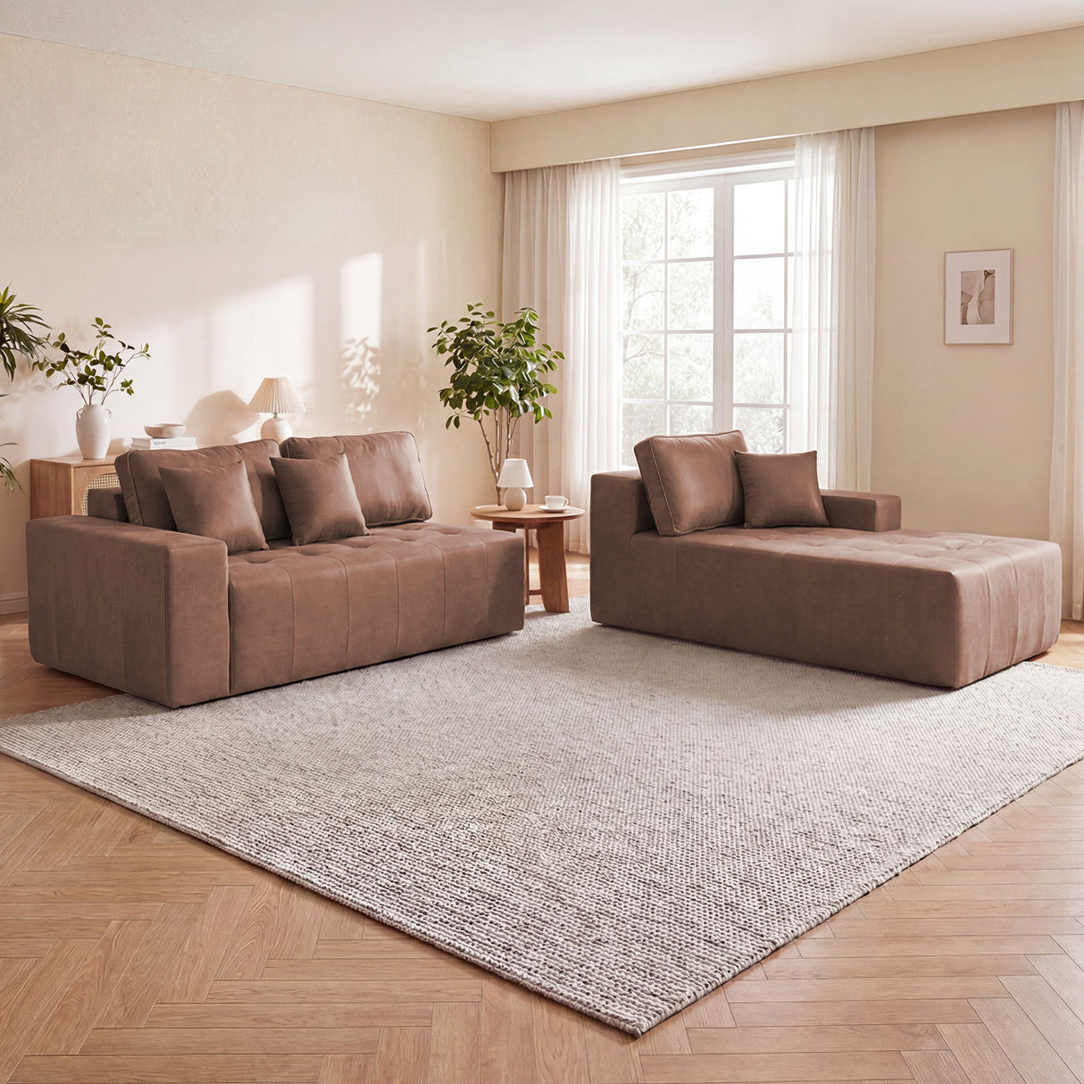 L - Shaped Corner Chaise Sofa Bed