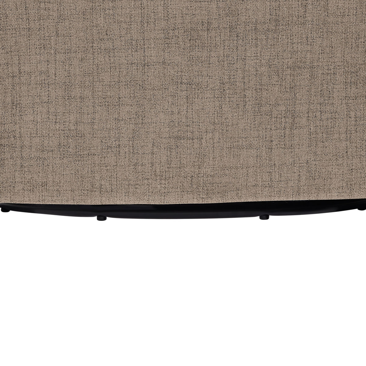 Solitude - Skirted Swivel Accent Chair With Hemp Like