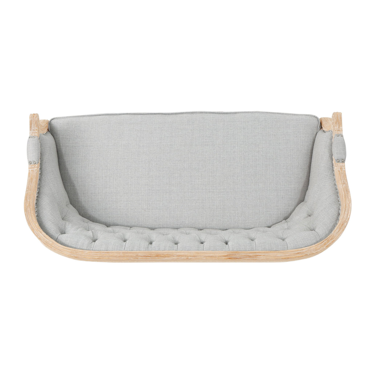French Country Chesterfield Style Tufted Loveseat