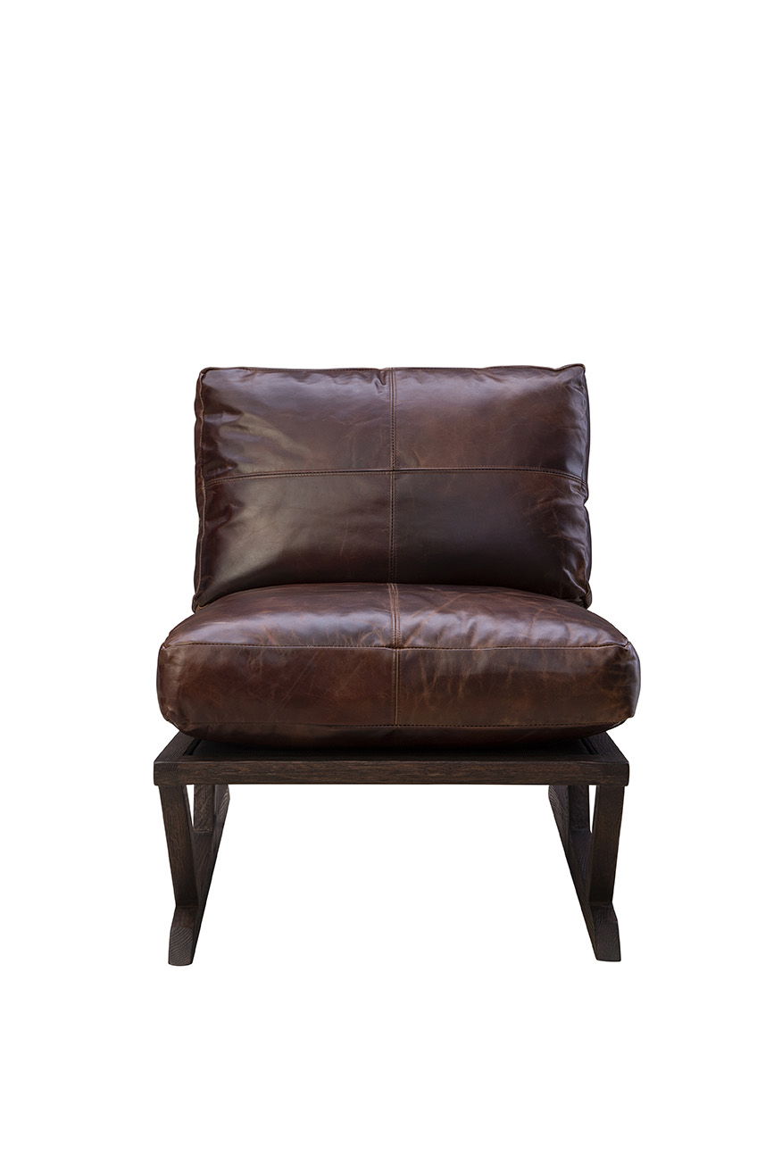 Lezlie - Occasional Chair - Dark Brown