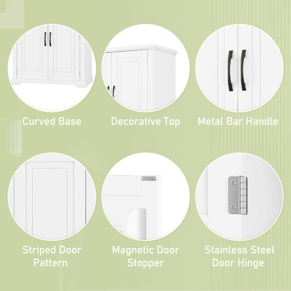Bathroom Storage Cabinet With Drawer And Adjustable Shelf