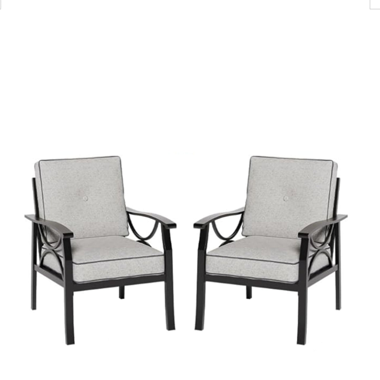 Patio Furniture Set, Coffee Table And Cushions For Backyard