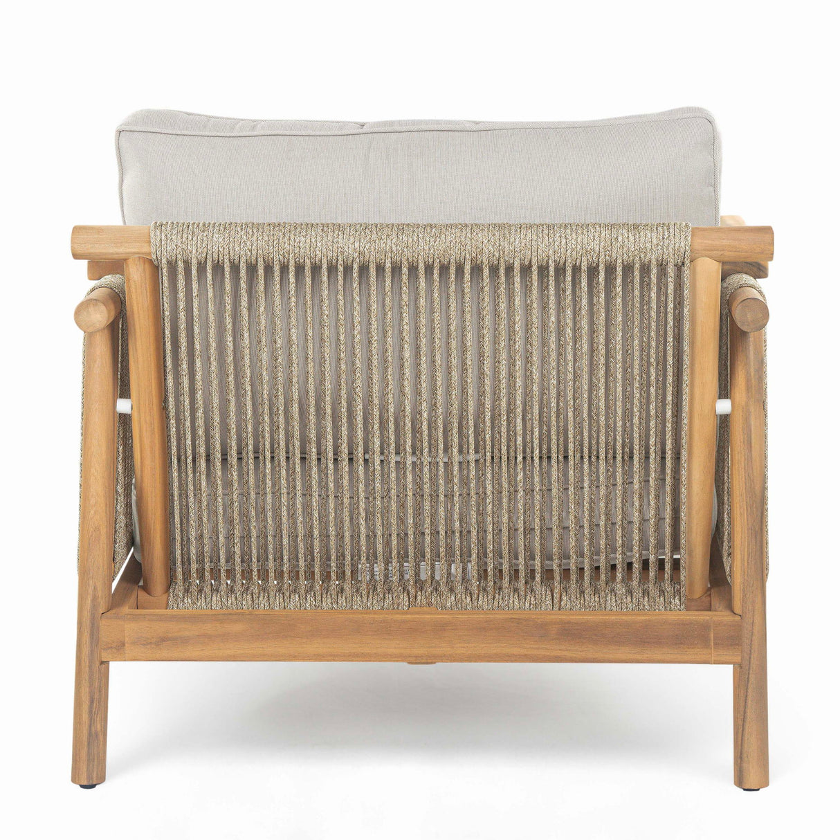 Sumbawa - Outdoor Club Chair - Teak / Beige