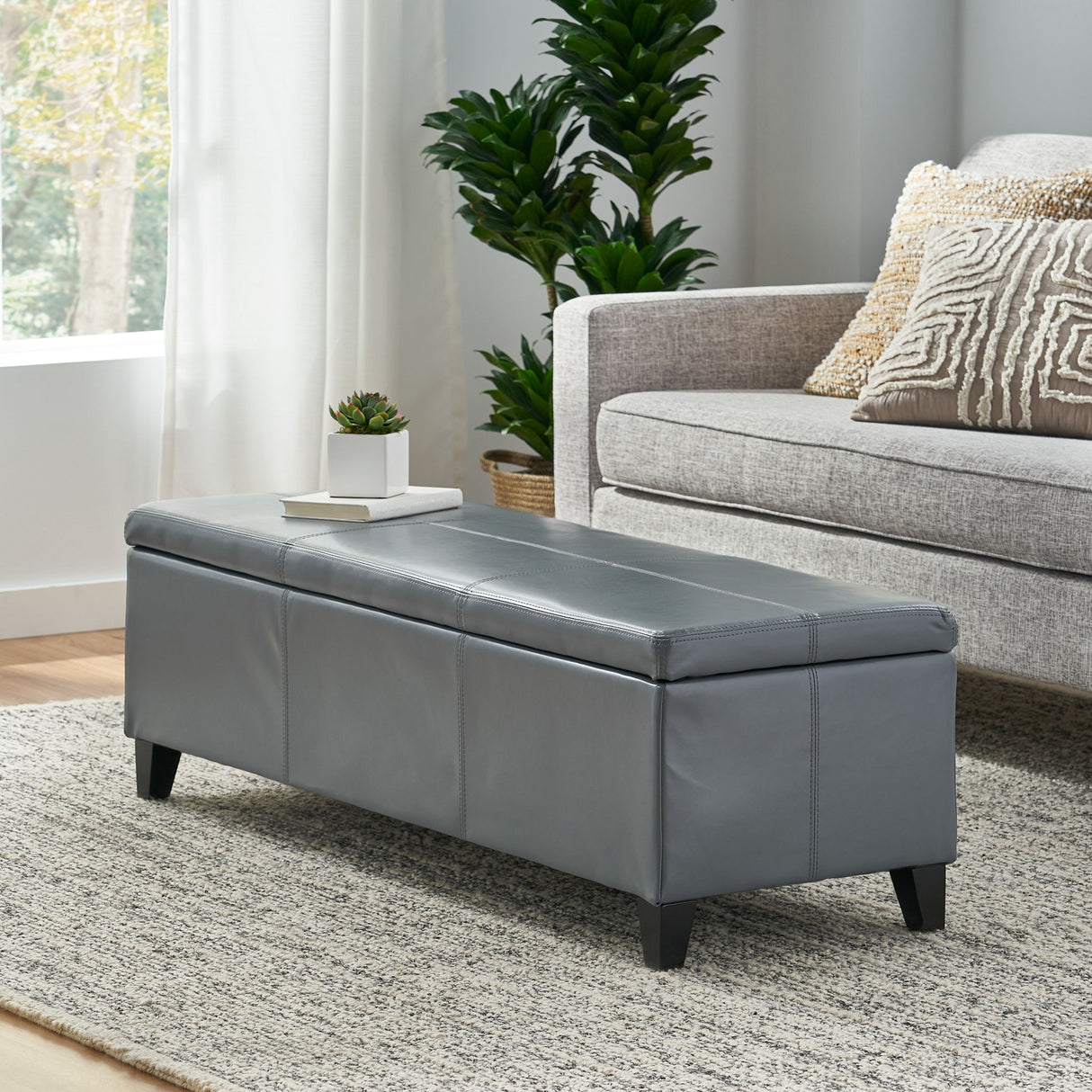 Glouster - Contemporary Storage Ottoman