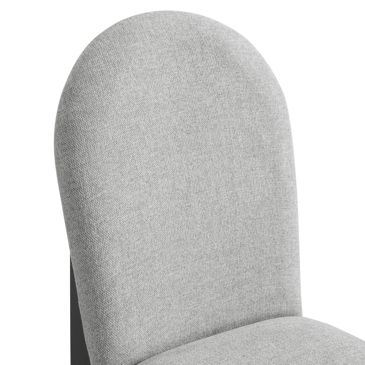 Edison - Dining Side Chair With Fabric (Set of 2) - Black And Light Gray
