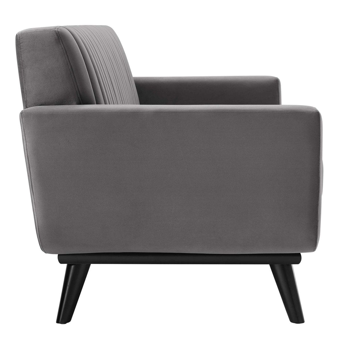 79 - Inch Engage Performance Velvet Channel Tufted Loveseat - Loveseats available at Alpine Outlets in Denver