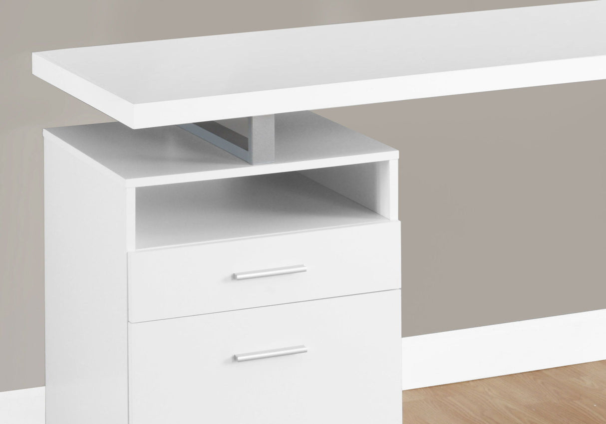 Computer Desk For Home Office, Laptop, Left Right Set - Up, Storage Drawers, Contemporary & Modern