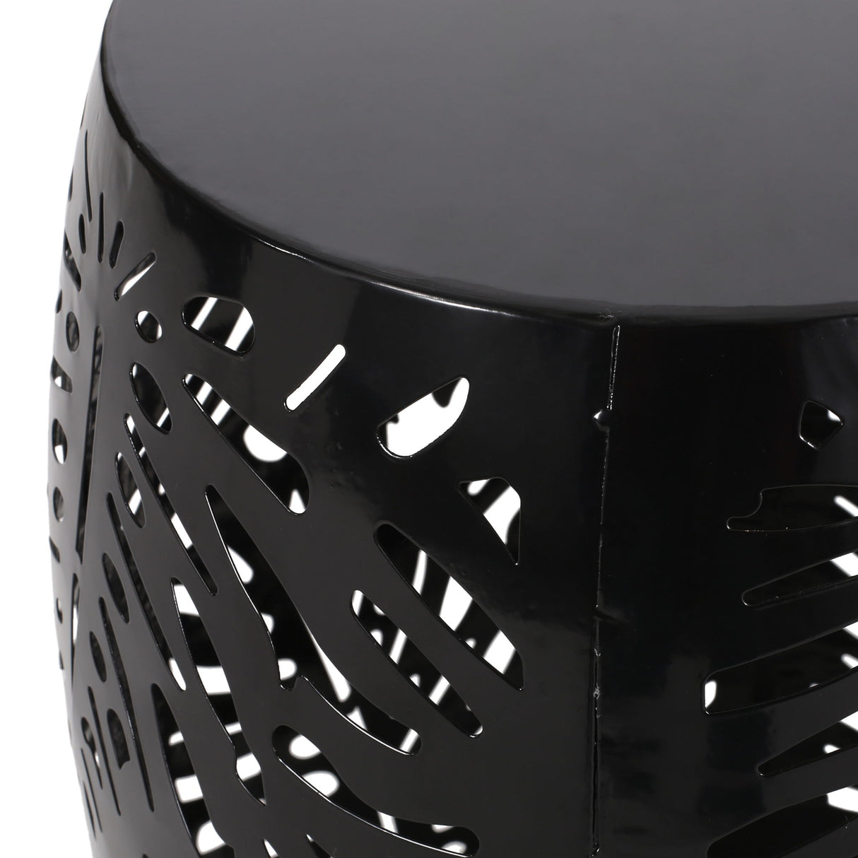 Modern Design Metal End Table, Large