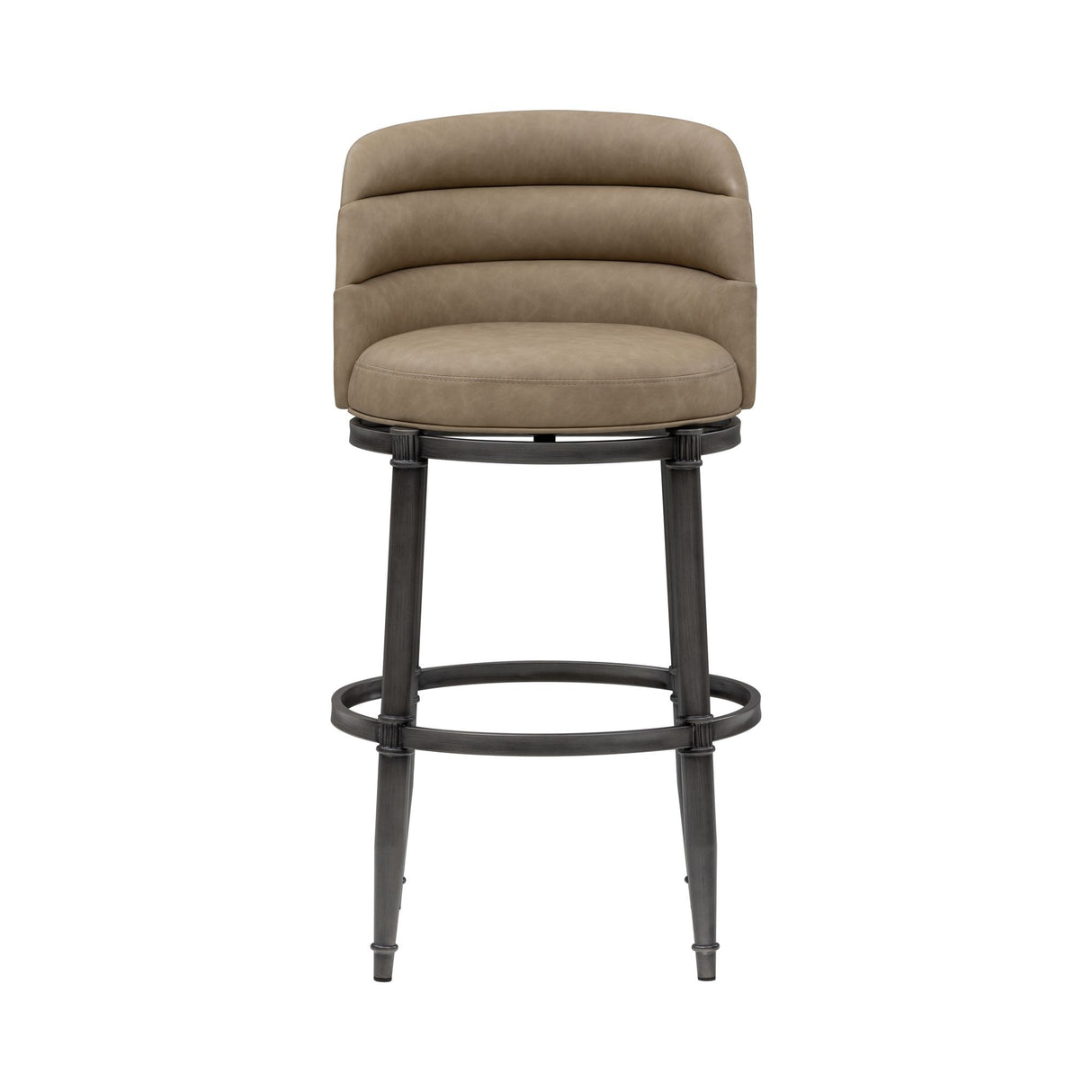 Eunice - Faux Leather Upholstered Swivel Barstool