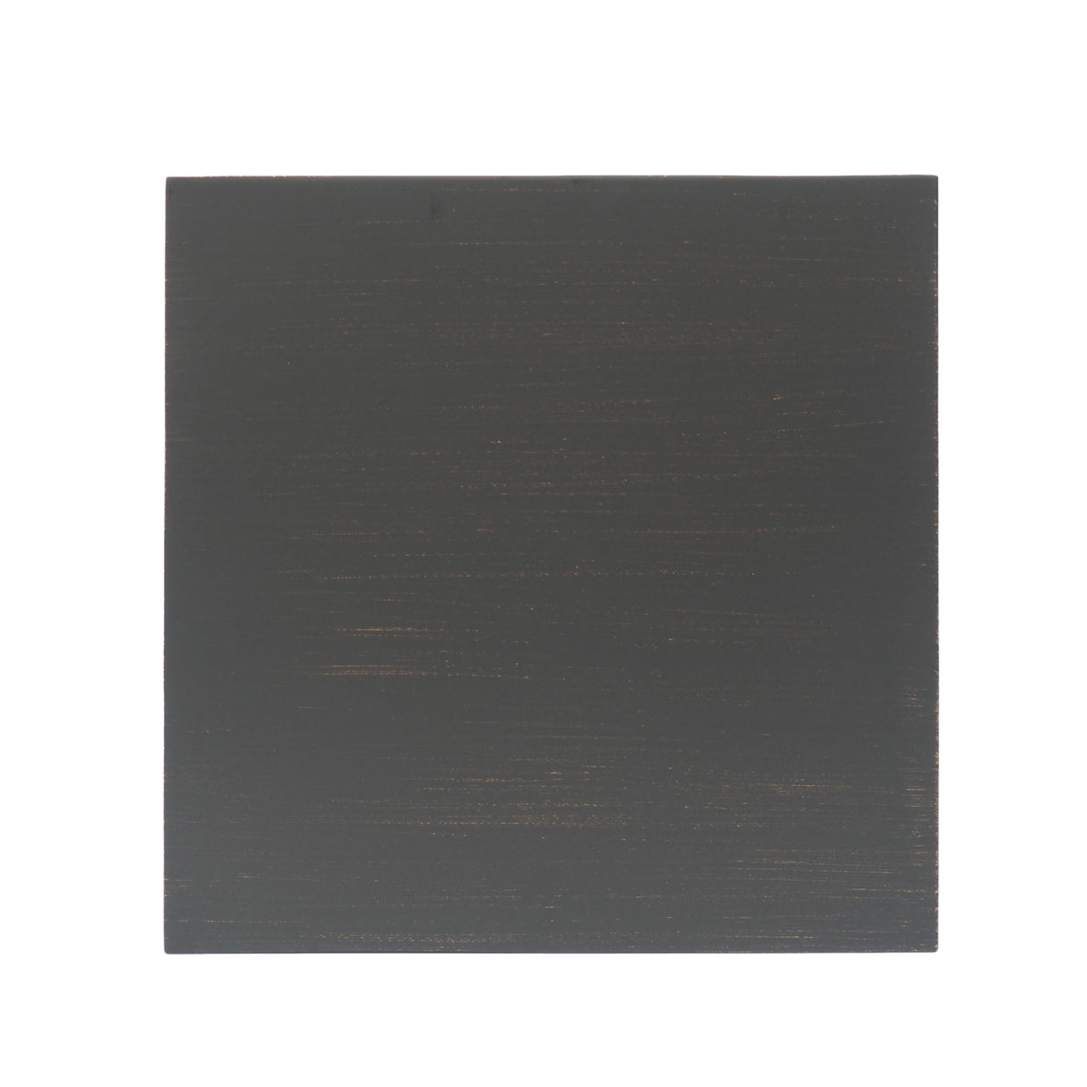 Modern Iron Tank Holder Side Table With Powder Coated Frame - Brown / Gold