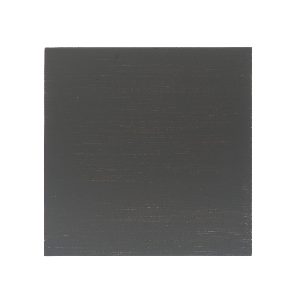 Modern Iron Tank Holder Side Table With Powder Coated Frame - Brown / Gold
