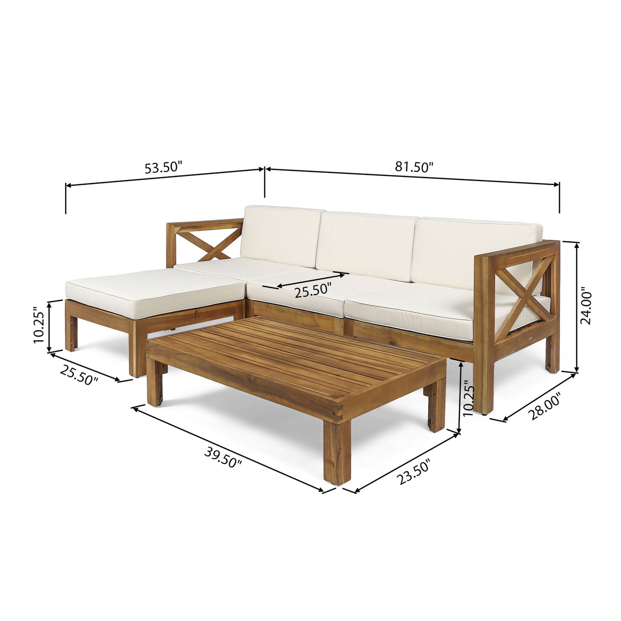 Alcove - L Shape Sofa Set