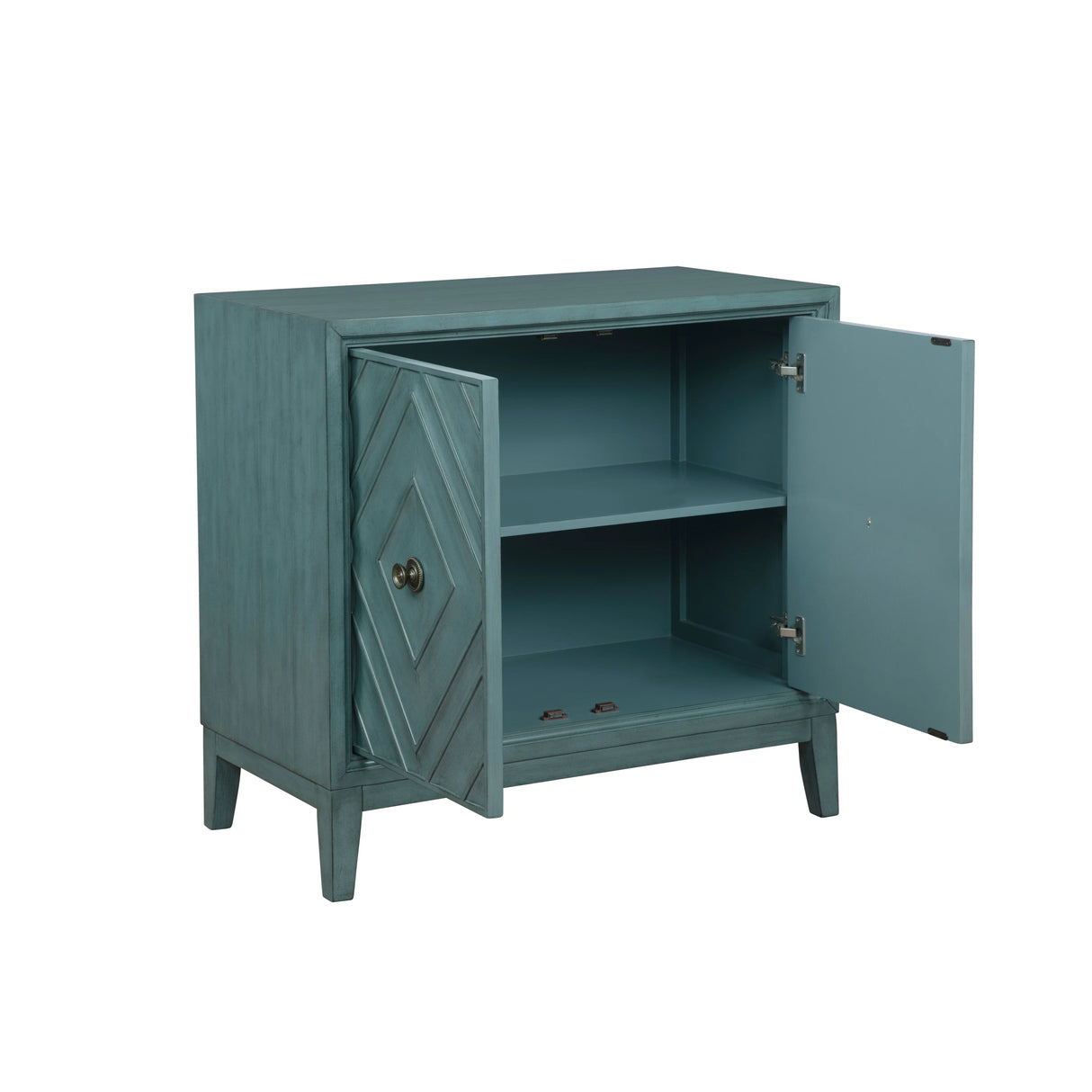Dian Diamond Blue 2 Door Cabinet