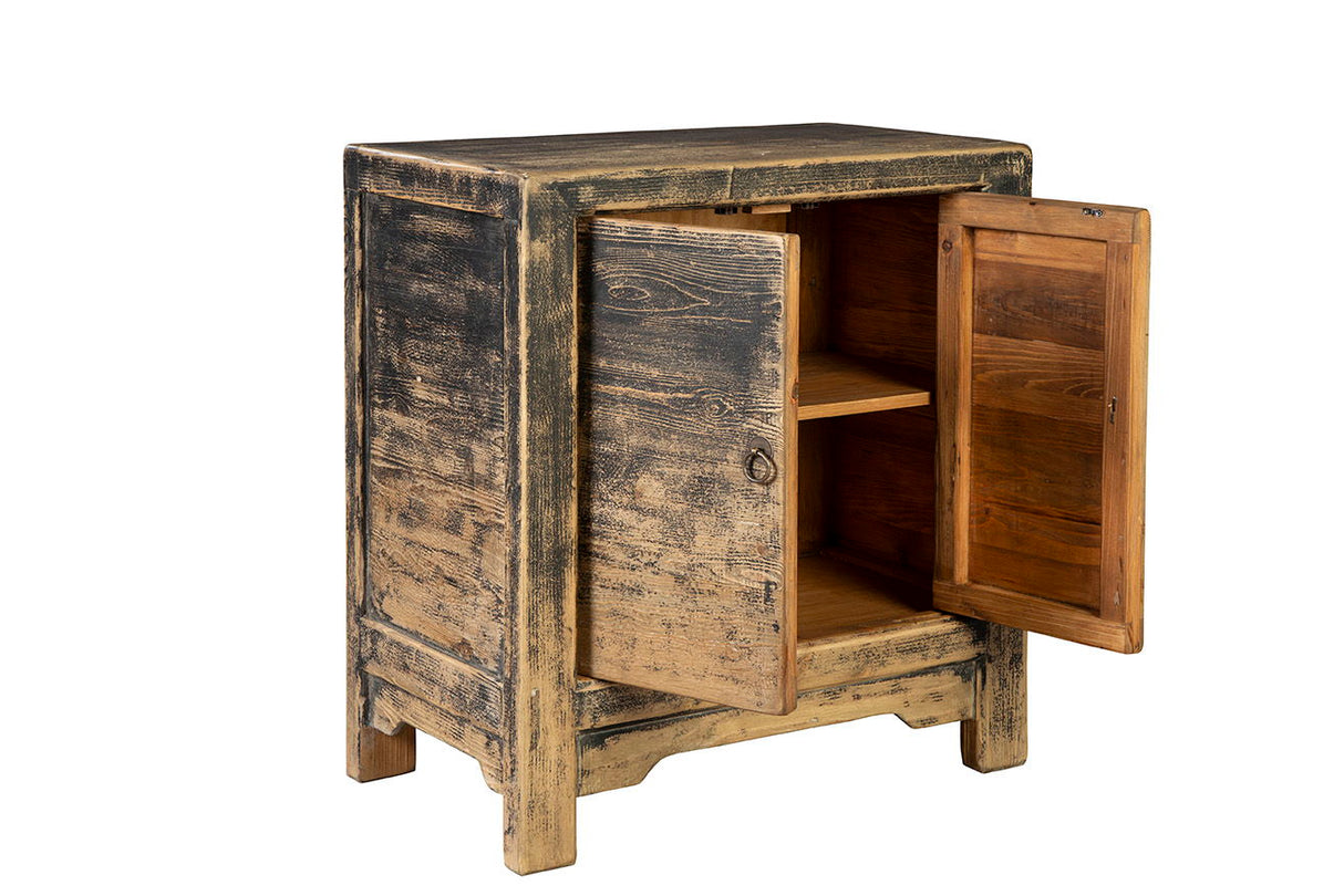 Sutherlind - Cabinet - Dark Gray / Light Brown