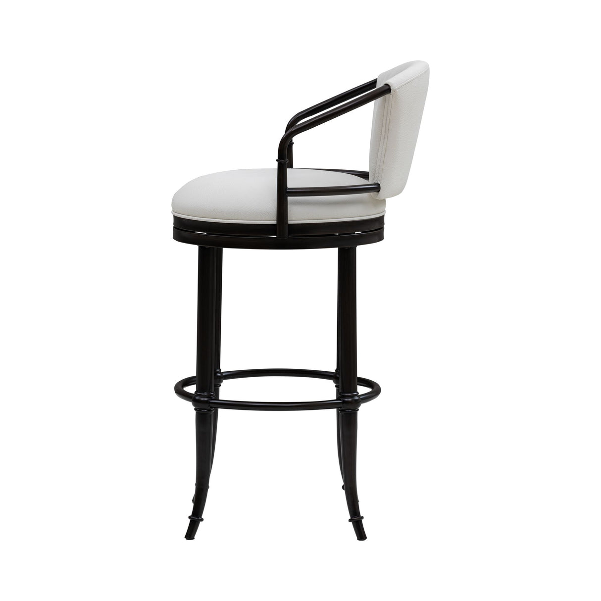 Otis - Upholstered Swivel Bar Height Barstool