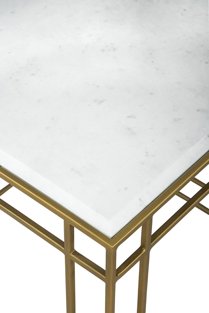 Cubes - Side Table - Gold