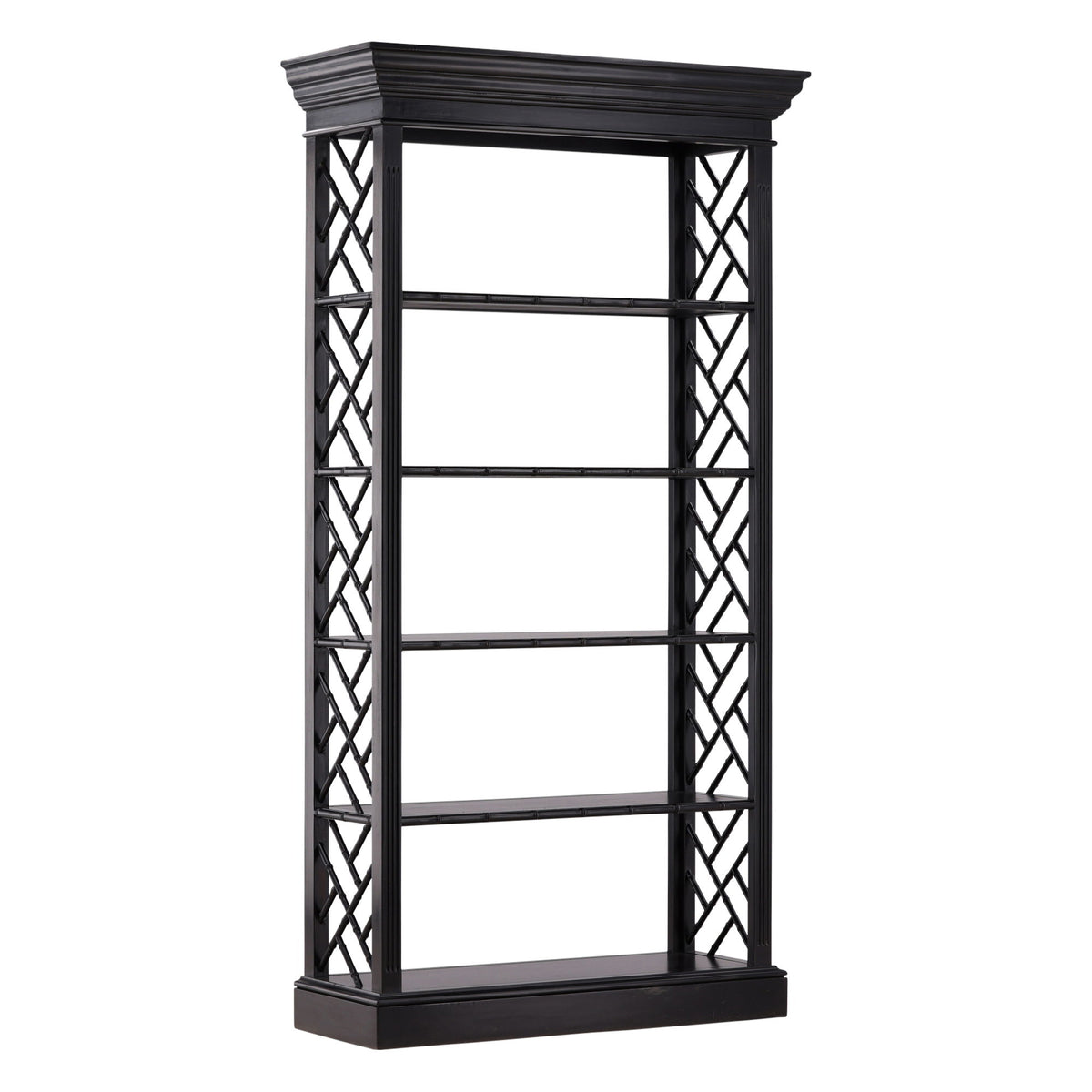 Selma - Bamboo Bookcase - Black