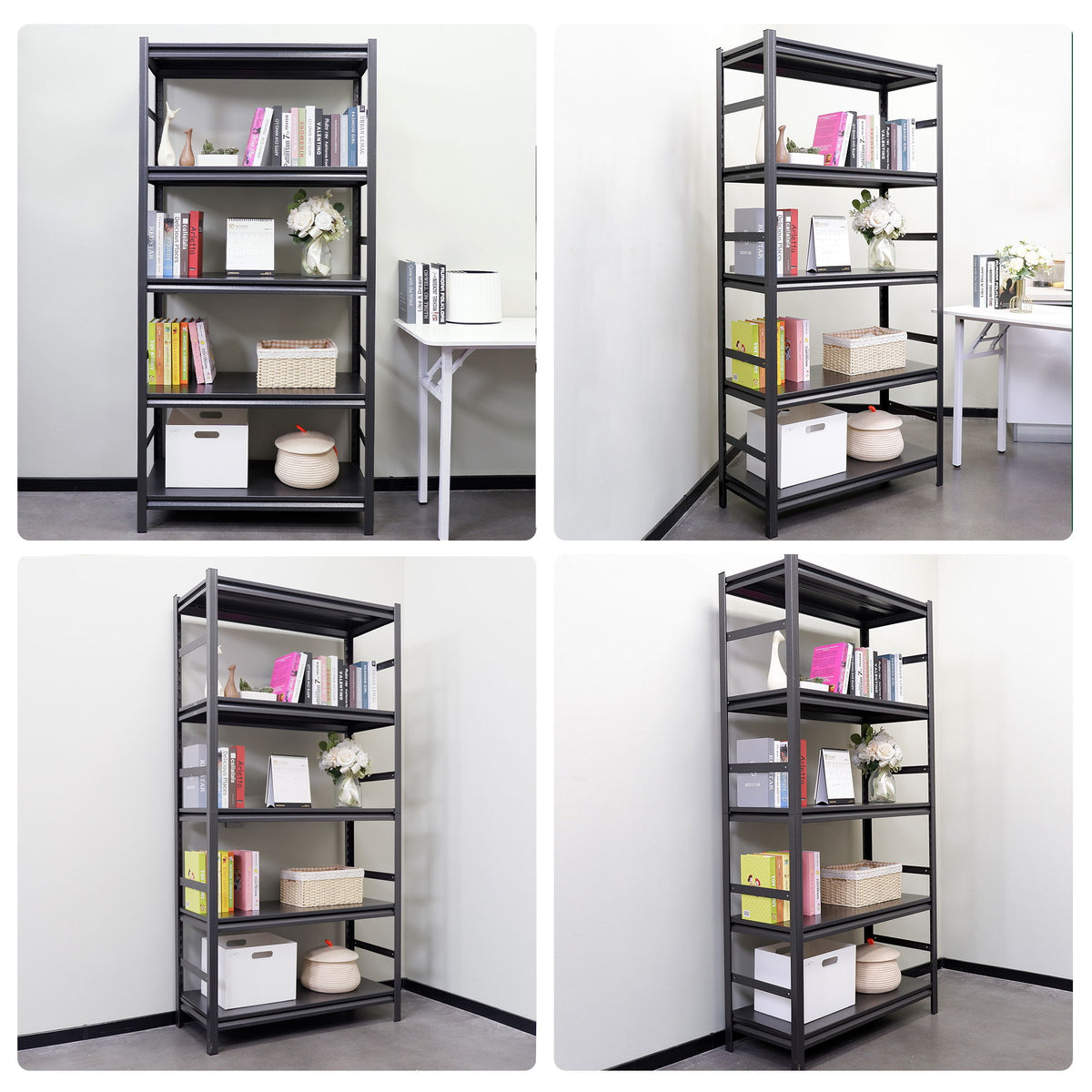 5 Tier Heavy Duty Shelving Unit Adjustable Shelving