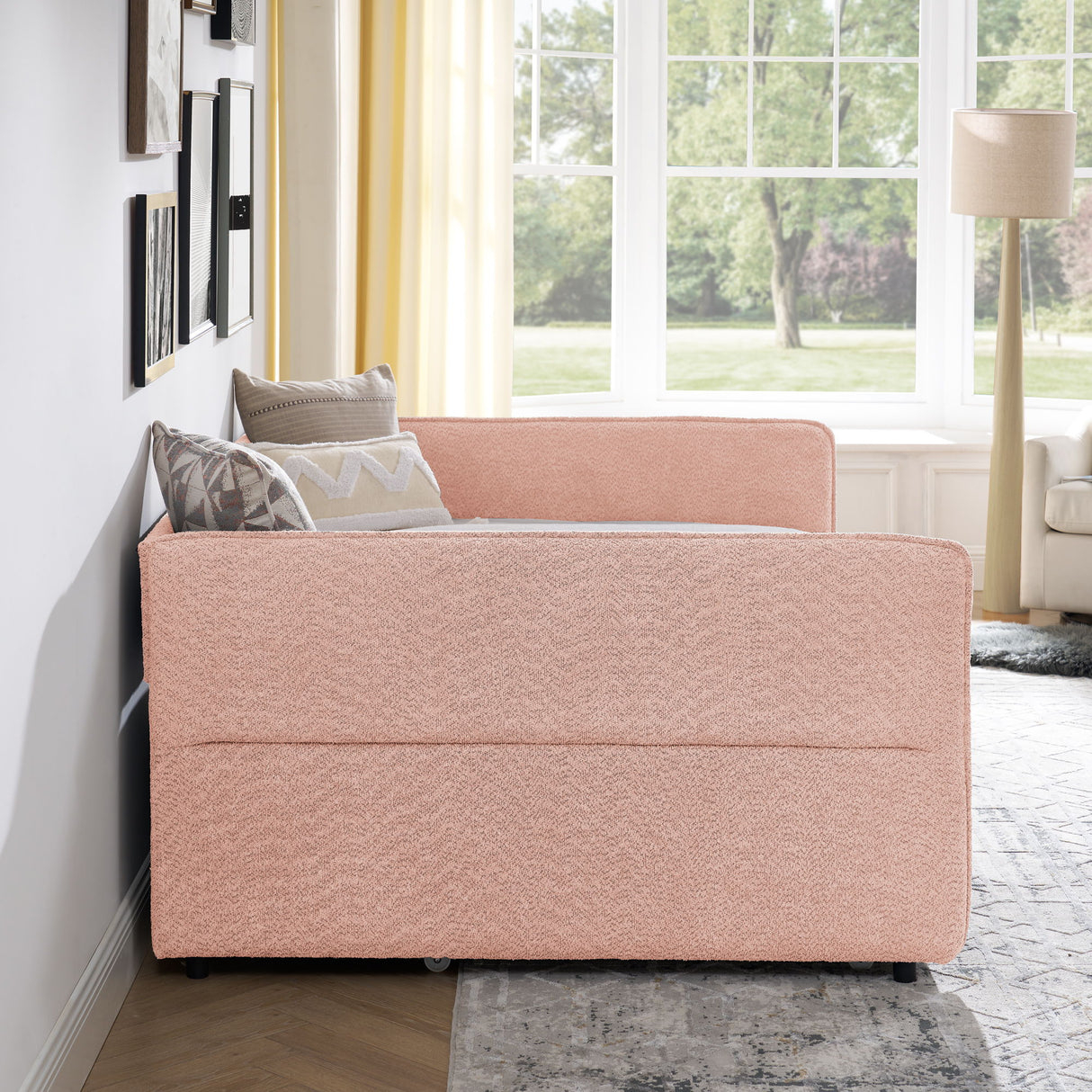 Upholstered Daybed With Pop Up Trundle