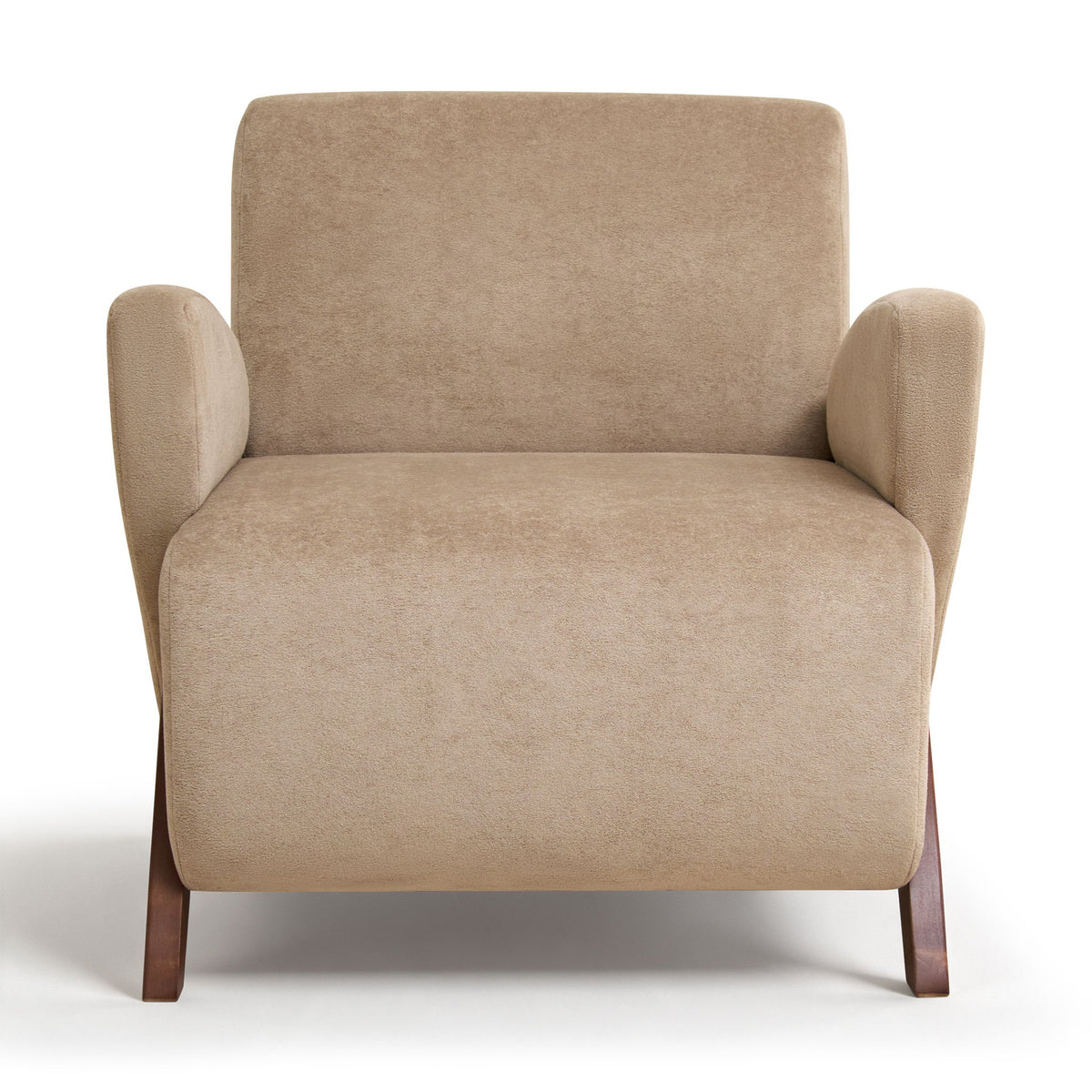 Lounge Accent Chair For Living Room - Beige Coffee