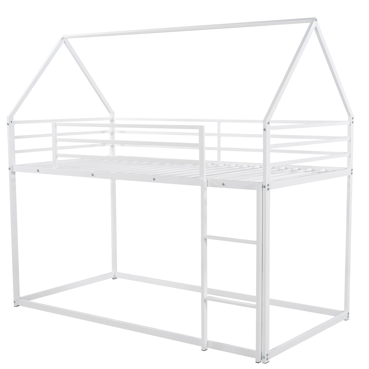 House Bunk Bed With Built In Ladder